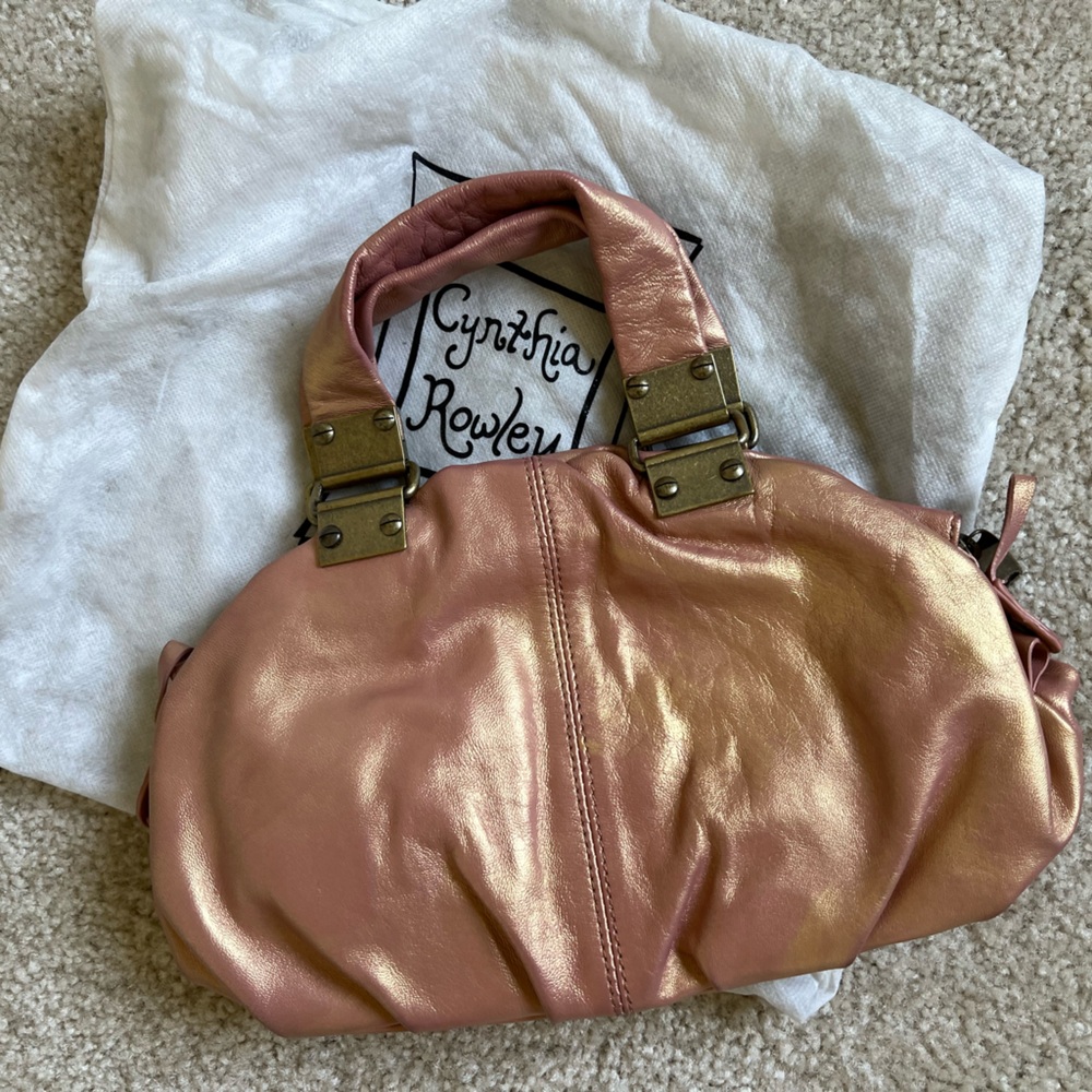 Cynthia Rowley, Rose gold metallic bag